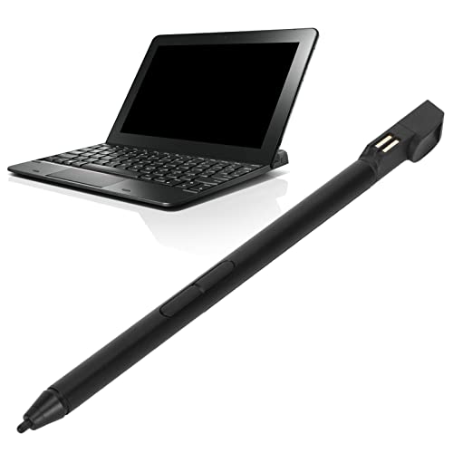 Annadue Stylus Pen für Lenovo, 4096 Druckempfindlichkeit Touchscreen Stylus Pen für Lenovo ThinkPad Tablet 10 01FR701, mit 2 Tasten, Schwarz von Annadue