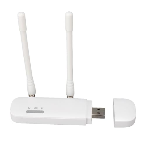 Annadue Tragbares 4G-USB-WLAN, 150 Mbit/s Hochgeschwindigkeit, Mehrbenutzerfreigabe, Verbindung Mehrerer Geräte, Plug-and-Play, Sichere Verschlüsselung, für die Europäische Region von Annadue