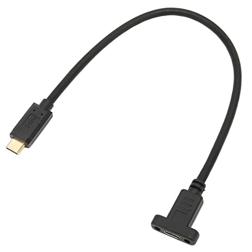 Annadue USB 3.1 Typ-C-Verlängerungskabel 0,3 M, 10 Gbit/s Stecker auf Buchse, Vergoldetes Datenkabel für MacBook 12 Zoll und Andere Typ-C-Geräte von Annadue