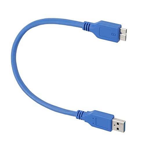Annadue USB3.0-Adapterkabel für Externe Festplatten, Blau, Schnelle Datenübertragung mit 5 Gbit/s-Übertragung, Kompatibel mit Allgemeinen Festplatten (1 m / 3,3 Fuß) von Annadue