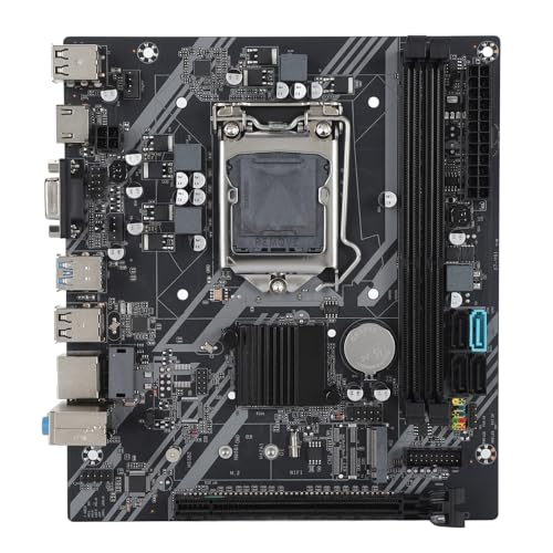 Annadue B75 Computer Motherboard, Dual Channel DDR3 M.2 Mining Gaming Motherboard mit I5 2400 CPU für LGA1155 CPU der 2. und 3. Generation von Annadue