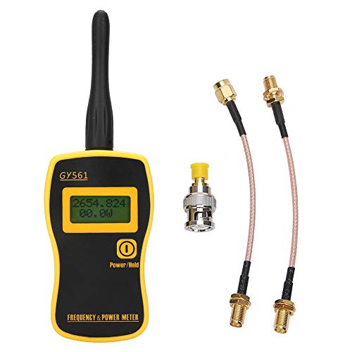 Tragbarer Frequenzzähler, GY561 Handheld Frequenzzähler für 2 Wege Funk mit SMA-F Kabel, Digitalem HF Leistungsmesser und Frequenzzähler. von Annadue