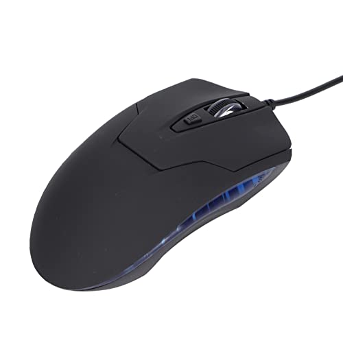 Annadue Gaming Maus, 800 1200 1600 2400 DPI USB Gaming Maus, Ergonomische Maus mit Kabel, für Windows und für OS X. Blaues LED-Licht von Annadue