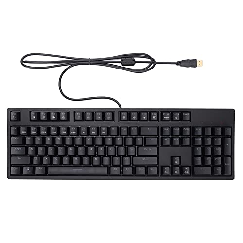 Annadue Gaming-Tastatur,104 Tasten USB-Kabelgebundene Tastatur,RGB-Hintergrundbeleuchtung Ergonomische Mechanische PC-Gaming-Tastatur für Windows 2000/XP/7/8/10,Schnelle Reaktion, Keine Verzögerung von Annadue