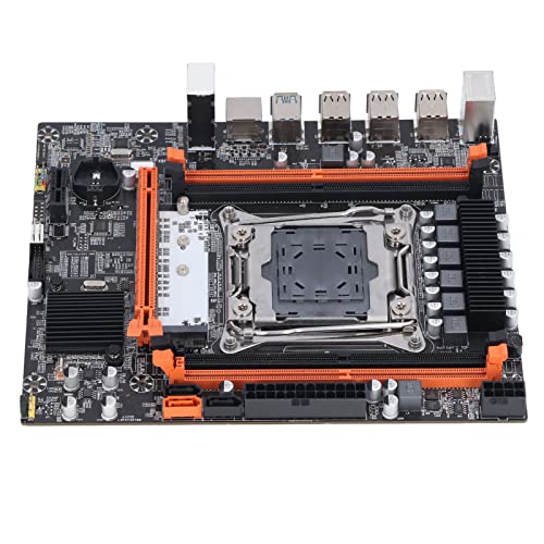 LGA 2011-3 DDR4 Motherboard – Unterstützt für Intel H81, DDR4 2666/2400/2133MHz, 1x PCIe X16 & X1, USB 3.0, USB2.0, SATA, RJ45, NVME M.2 PC Mainboard für Desktop von Annadue