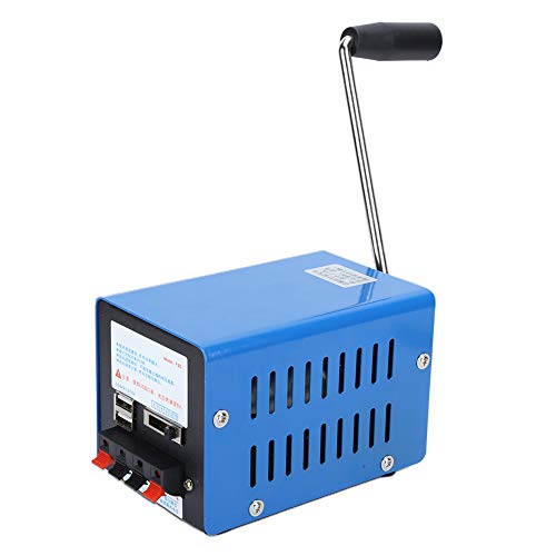 Limouyin Handkurbelgenerator mit Großer Leistung, Tragbarer Kurbelgenerator Multifunktions-USB-Generator Kurbel-Notstrom-USB-Ladegerät Generator für Notfall-Überlebensexperimente Stromversorgung Limouyin Handkurbelgenerator mit Großer Leistung, Tragbarer Kurbelgenerator Multifunktions-USB-Generator Kurbel-Notstrom-USB-Ladegerät Generator für Notfall-Überlebensexperimente Stromversorgung von Annadue