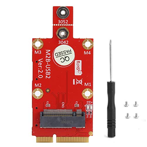 Annadue M.2 auf PCI E Adapter Konverter, Dual Nano SIM Kartensteckplatz mit Schraubendreher Set, Unterstützt 5G/4G/3G Wireless Module für Desktop/Laptop von Annadue