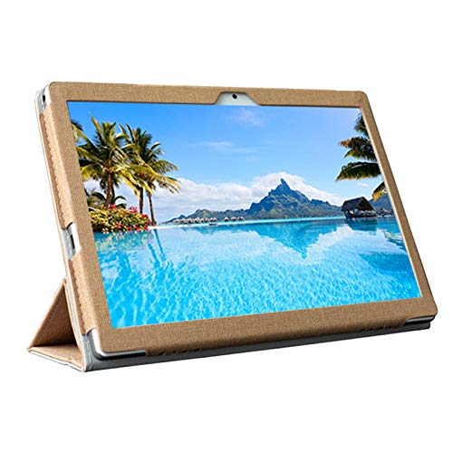 Tablet-Hülle für M30 All-Inclusive-Anti-Drop-Flip-Shell-Anti-Scratch-Tablet-Hülle mit Halterung für M30(Gold) von Annadue