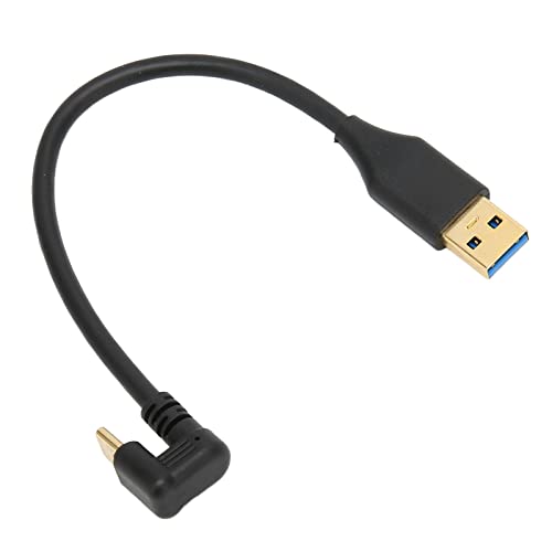 USB 3.0-Übertragung, U-förmiger Stecker, Stabile Leistung, 5 Gbit/s USB 3.0A-Stecker AM-C auf Typ-C U-förmiges Winkeladapterkabel (1 m / 3,3 Fuß) von Annadue