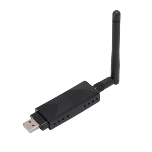 WiFi-Dongle, Kabelloser USB-WLAN-Adapter mit 2 DBi Abnehmbarer Antenne, USB-Netzwerkadapter für PC/Desktop/Tablet/Laptop, Unterstützt Windows 10/8/7/Linux von Annadue