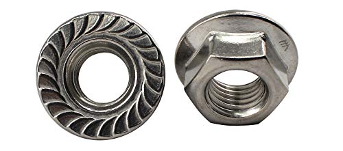 304 Edelstahl M10 Flanschschraube Mutter mit Blumenmuster Sechskant Anti-Rutsch-Flanschmutter 20 Stück 304 Edelstahl M10 Flanschschraube Mutter mit Blumenmuster Sechskant Anti-Rutsch-Flanschmutter 20 Stück von Annakideya