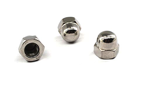 304 Edelstahl M6 Hutmutter Sechskantmutter Sechskantmutter Mutter Kuppelschraube Schutzabdeckung Packung mit 16 Stück 304 Edelstahl M6 Hutmutter Sechskantmutter Sechskantmutter Mutter Kuppelschraube Schutzabdeckung Packung mit 16 Stück von Annakideya
