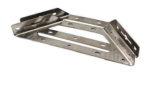 Multifunktionale Eckwinkel aus 304 Edelstahl, strapazierfähig, dreieckig, Regalregal, Schrankstrebe, große Größe, 2 Stück Multifunktionale Eckwinkel aus 304 Edelstahl, strapazierfähig, dreieckig, Regalregal, Schrankstrebe, große Größe, 2 Stück von Annakideya