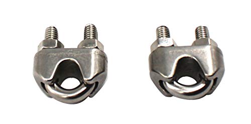 M16 2 Stück Edelstahl Kabelklemme Drahtseilklemme M16 2 Stück Edelstahl Kabelklemme Drahtseilklemme von Annakideya