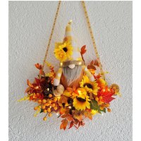 Haustürkranz Beleuchtet Herbstdeko Eingangsbereichdeko Kranz Türdeko Wanddekoration Wichtel Haustürkranz Beleuchtet Herbstdeko Eingangsbereichdeko Kranz Türdeko Wanddekoration Wichtel von AnnasDeko