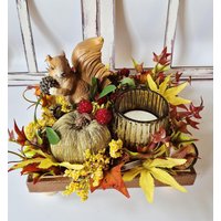 Herbstdeko Tisch Fensterbank Eichhörnchen Kürbis Herbst Dekoration Geschenk Erntedank Thanksgiving Herbstdeko Tisch Fensterbank Eichhörnchen Kürbis Herbst Dekoration Geschenk Erntedank Thanksgiving von AnnasDeko