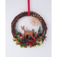 Herbstkranz Winterkranz Türkranz Wanddeko Herbst Winter Kranz Haustür Dekor Rehkitz Herbstkranz Winterkranz Türkranz Wanddeko Herbst Winter Kranz Haustür Dekor Rehkitz von AnnasDeko
