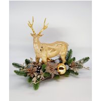 Hirsch Xxl Weihnachtsdeko Winterdeko Tischdeko Gold Figuren Dekofigur Hirschdekoration Weihnachten Winter-Dekoration Hirsch Xxl Weihnachtsdeko Winterdeko Tischdeko Gold Figuren Dekofigur Hirschdekoration Weihnachten Winter-Dekoration von AnnasDeko