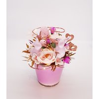 Osterdeko Beleuchtet Frühlingsdeko Tischdeko Ostern Deko Mit Hase Ostergesteck Led Haltbar von AnnasDeko