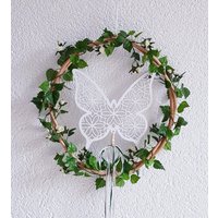 Türkranz Fensterdeko Hängedeko Ganzjährig Haustür Türdeko Türschmuck Frühlingsdeko Holz Haltbar Muttertag Geschenk von AnnasDeko