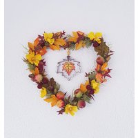 Türkranz Herbstkranz Ø 28cm Geschenk Herbst Türdeko Herz Fensterdeko Herbstdeko Wanddeko Türkranz Herbstkranz Ø 28cm Geschenk Herbst Türdeko Herz Fensterdeko Herbstdeko Wanddeko von AnnasDeko