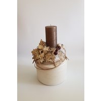 Weihnachtsdeko Tischdeko Weihnachtsgesteck Kerze Kerzengesteck Adventsgesteck Vase Weihnachtsdeko Tischdeko Weihnachtsgesteck Kerze Kerzengesteck Adventsgesteck Vase von AnnasDeko