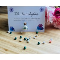 Mut Im Glas, Mutmachglas, Glas Mit Perlen, Mutmacher, Motivation, Hoffnung, Mut, Kleine Aufmunterung von AnnasLeben