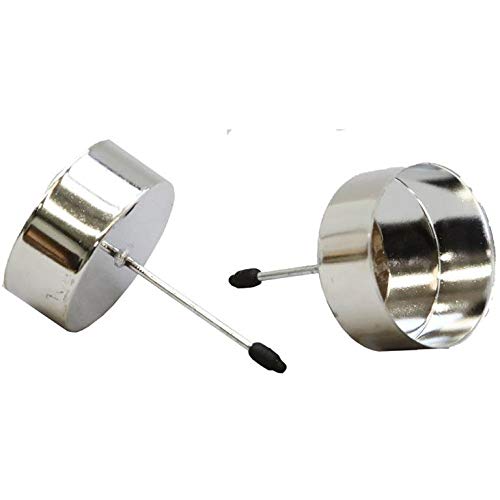 4-TLG. Set Adventskranz-Stecker aus Glas oder Metall - Adventskranzhalter - Kerzenhalter für Adventskranz - Teelichthalter für Adventskranz Größe Teelichthalter-silberfarben 4-TLG. Set Adventskranz-Stecker aus Glas oder Metall - Adventskranzhalter - Kerzenhalter für Adventskranz - Teelichthalter für Adventskranz Größe Teelichthalter-silberfarben von Annastore