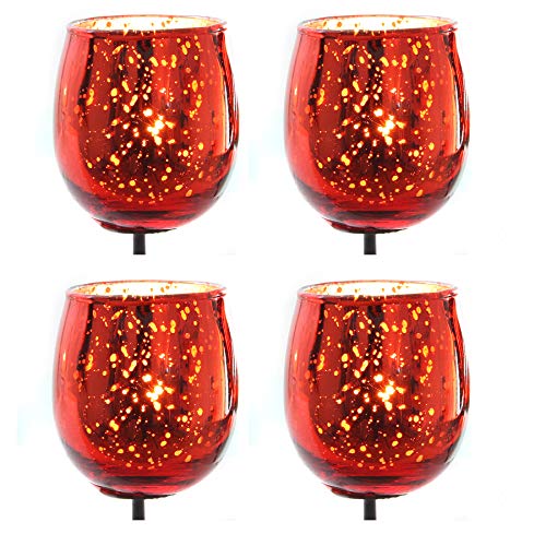 4-TLG. Set Teelichtgläser für Gestecke mit 7 cm langem Metallpick Gesteckteelichthalter Adventskranzstecker 4-TLG. Set Teelichtgläser für Gestecke mit 7 cm langem Metallpick Gesteckteelichthalter Adventskranzstecker von Annastore