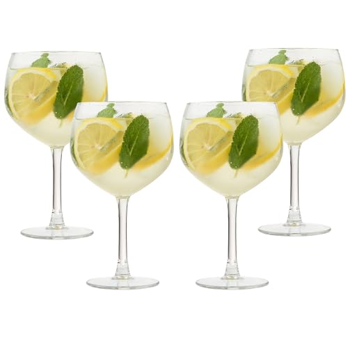 4-tlg. Set bauchige Gin Gläser - Ballon Gläser für Gin - spülmaschinenfest - Gin Tonic Gläser - Cocktailgläser 4-tlg. Set bauchige Gin Gläser - Ballon Gläser für Gin - spülmaschinenfest - Gin Tonic Gläser - Cocktailgläser von Annastore