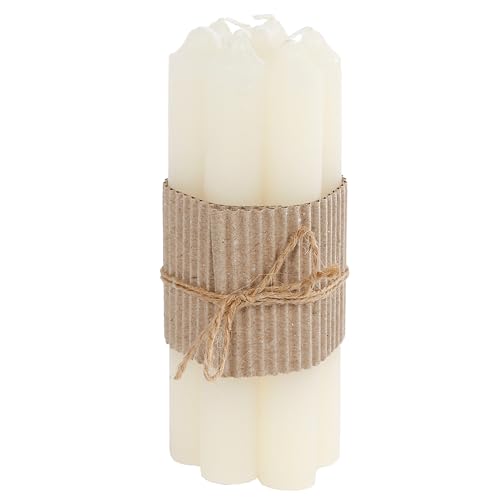 7-tlg. Set Kerzen 16 cm tropffrei- Kleine Kerzen - Kerzen für Glasflaschen - Stabkerzen klein - Tafelkerzen klein - Leuchterkerzen - Spitzkerzen Farbe Elfenbeinfarben von Annastore