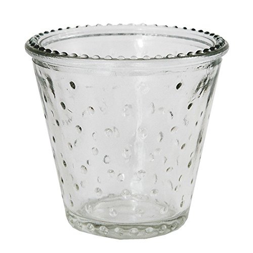 12 x Kleine Teelichtgläser Vintage Klar Mit Noppen H 7 cm - Teelichthalter in Trichterform - Windlichter Glas Konisch - Kerzengläser (H 7 cm - Ø 7,5 cm) 12 x Kleine Teelichtgläser Vintage Klar Mit Noppen H 7 cm - Teelichthalter in Trichterform - Windlichter Glas Konisch - Kerzengläser (H 7 cm - Ø 7,5 cm) von Annastore