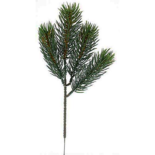 Annastore 24 x Tannenzweige künstlich L 23 cm mit 4 Trieben Tannendeko Weihnachtsdeko Tannenwedel von Annastore