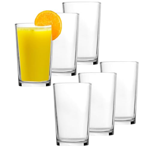Annastore 6-tlg. Set Trinkgläser 170 ml Wassergläser - Klassische Trinkgläser - Saftgläser - Limogläser - spülmaschinenfest Longdrinkgläser - Wasserglas Annastore 6-tlg. Set Trinkgläser 170 ml Wassergläser - Klassische Trinkgläser - Saftgläser - Limogläser - spülmaschinenfest Longdrinkgläser - Wasserglas von Annastore