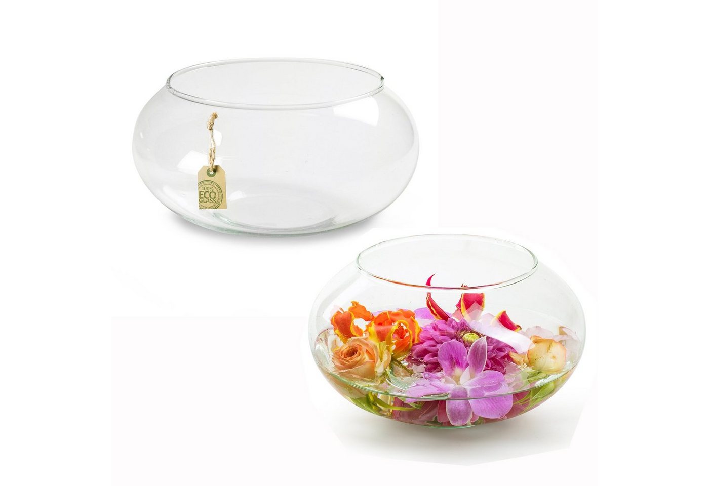 Annastore Dekoschale Glasschale für Dekorationen Dekoschale aus Glas Blumenschale Annastore Dekoschale Glasschale für Dekorationen Dekoschale aus Glas Blumenschale von Annastore