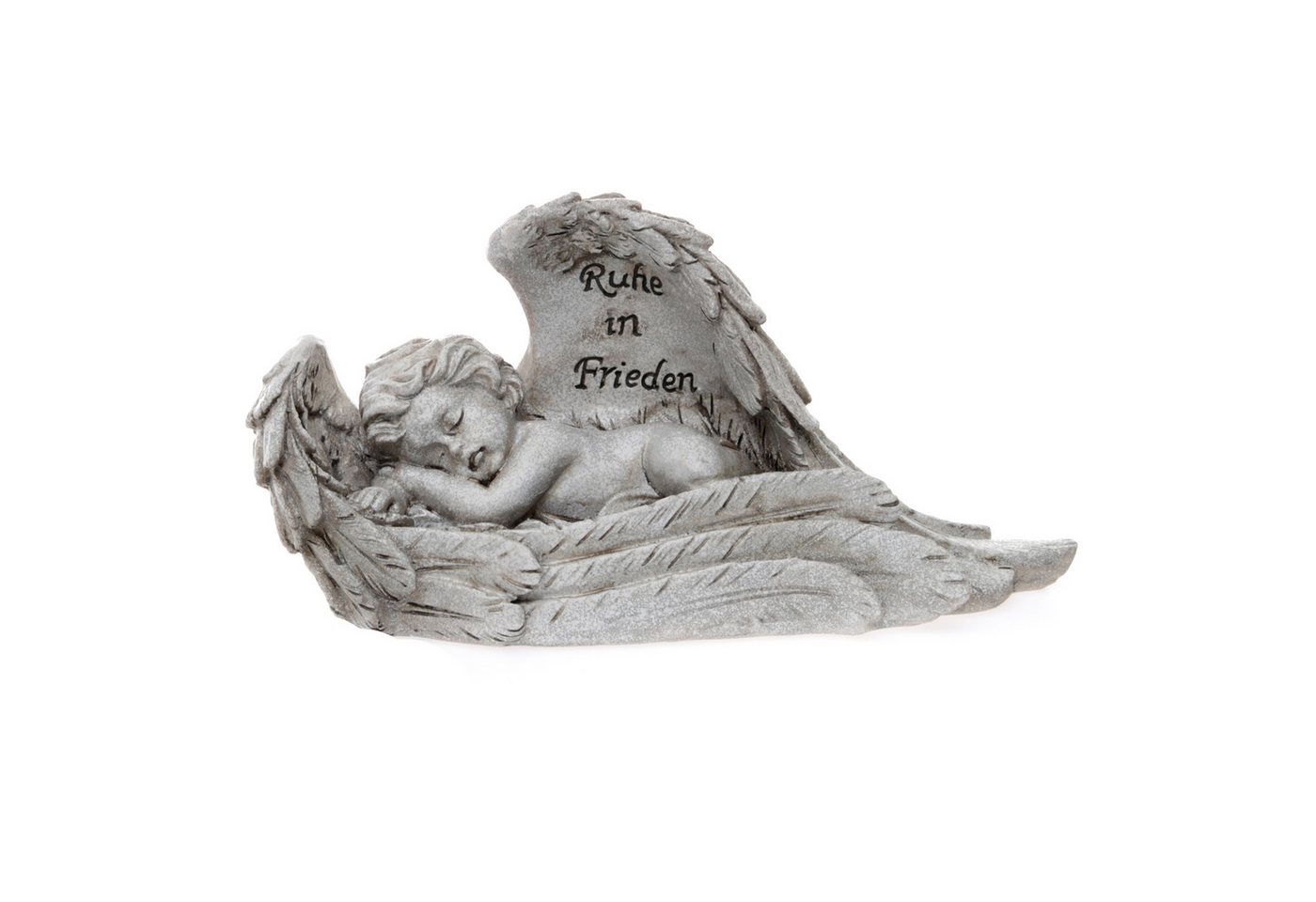 Annastore Gartenfigur Besinnliche Grabdeko zur Erinnerung - Grabschmuck, (Grabfigur, Friedhof Deko), frostfest und witterungsbeständig von Annastore