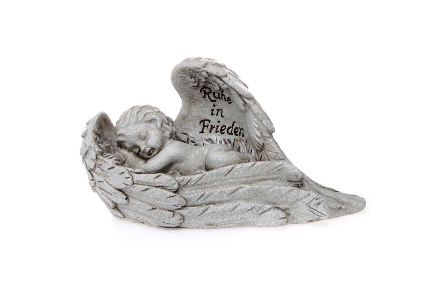 Annastore Gartenfigur Besinnliche Grabdeko zur Erinnerung - Grabschmuck, (Grabfigur, Friedhof Deko), frostfest und witterungsbeständig von Annastore