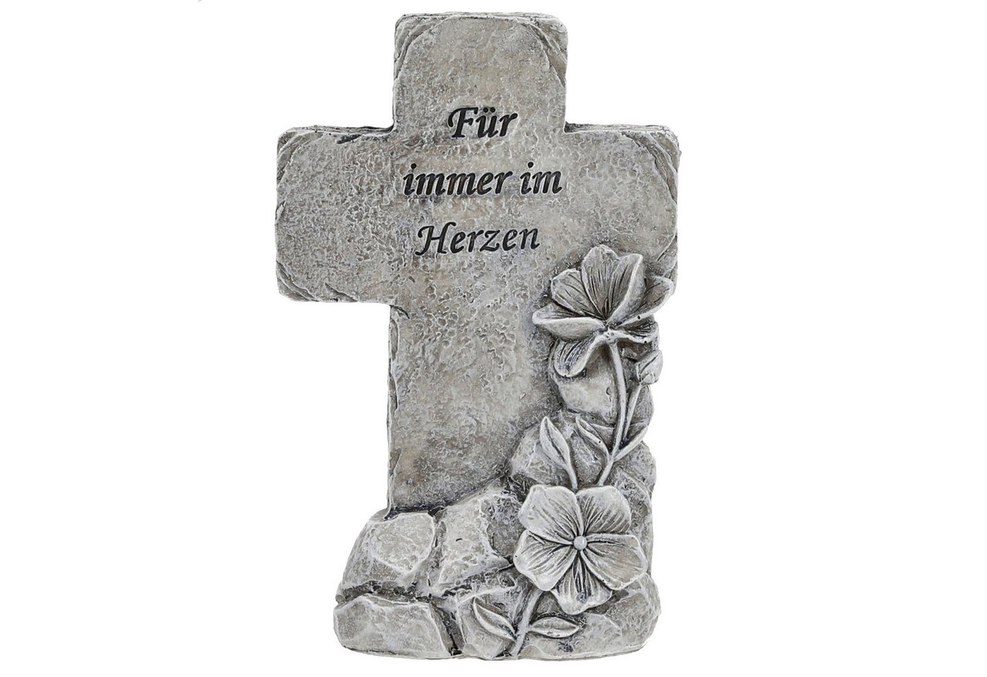 Annastore Gartenfigur Besinnliche Grabdeko zur Erinnerung - Grabschmuck, (Grabfigur, Friedhof Deko), frostfest und witterungsbeständig von Annastore