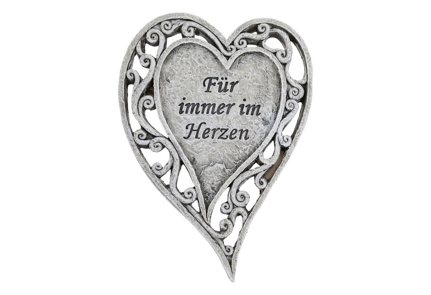 Annastore Gartenfigur Besinnliche Grabdeko zur Erinnerung - Grabschmuck, (Grabfigur, Friedhof Deko), frostfest und witterungsbeständig von Annastore