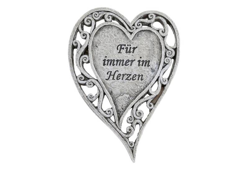 Annastore Gartenfigur Besinnliche Grabdeko zur Erinnerung - Grabschmuck, (Grabfigur, Friedhof Deko), frostfest und witterungsbeständig von Annastore