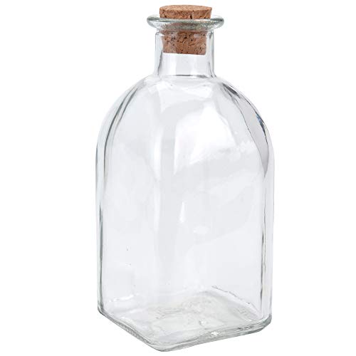 Annastore Glasflaschen mit Korken - Flaschen mit Korken - Essigspender - Ölspender (6 x Flaschen 250 ml) von Annastore