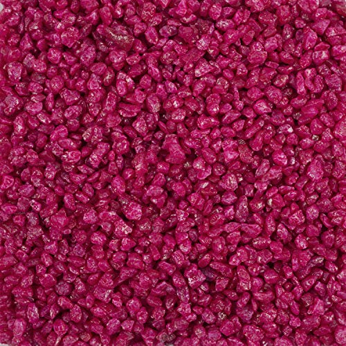 Annastore Granulat zur Dekoration 1 kg Beutel - 2,0-3,0 mm Dekogranulat Farbgranulat Farbe Fuchsia von Annastore