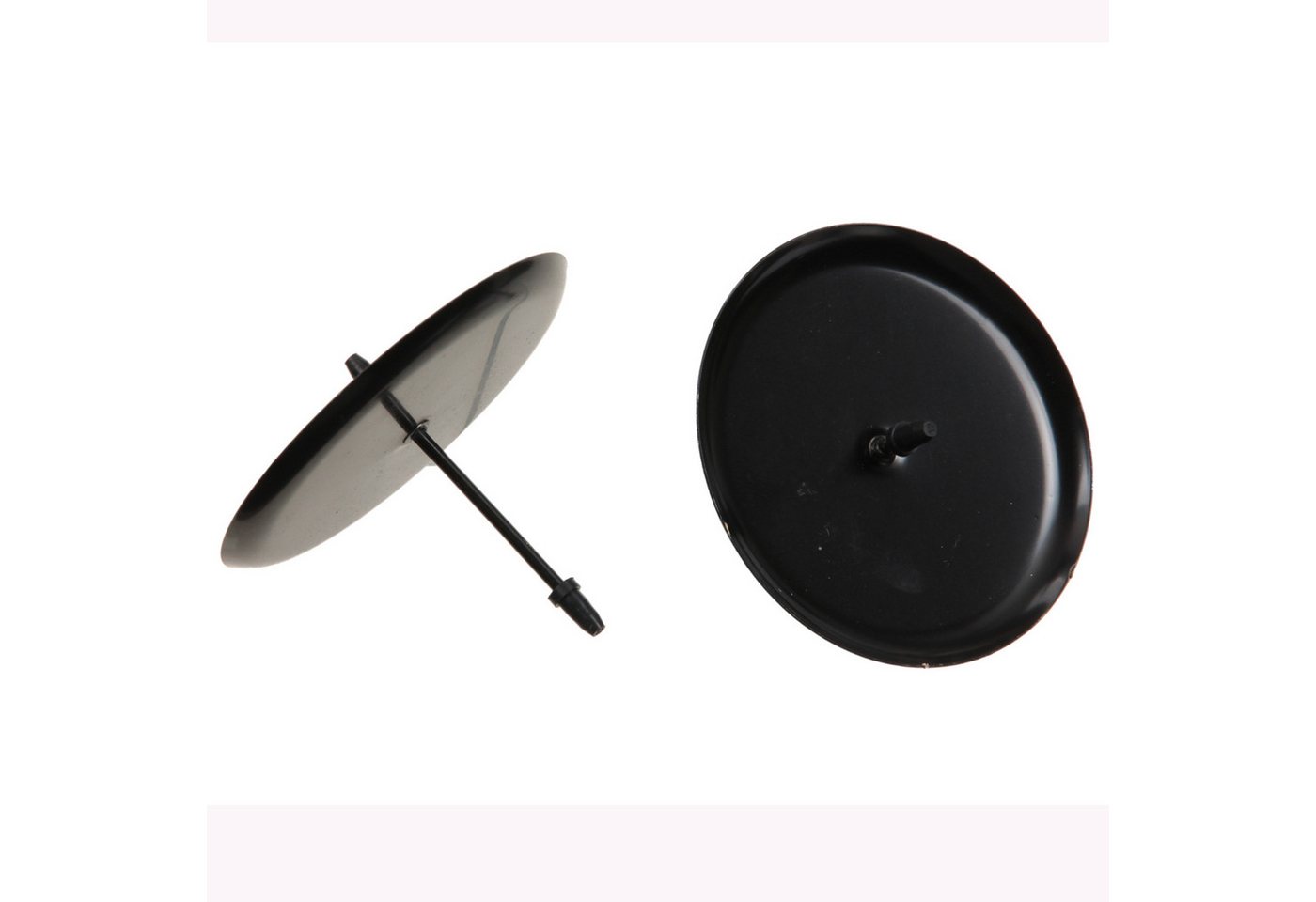 Annastore Kerzenständer 4-TLG. Set Adventskranz-Stecker aus Glas oder Metall (Teelichthalter für Adventskranz), Adventskranzhalter, Kerzenhalter für Adventskranz von Annastore
