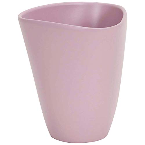 Annastore Orchidee Übertopf Merle aus Keramik in Verschiedene Größen Blumenübertopf Orchideentopf Keramikübertopf Farbe Rosa-matt, Größe Ø 11 cm/H 13 cm von Annastore