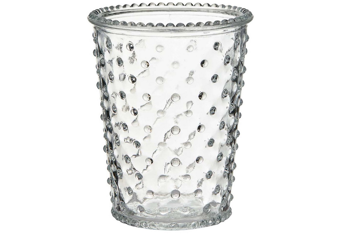 Annastore Teelichthalter 12 x Windlichter mit Noppen H 13 cm Annastore Teelichthalter 12 x Windlichter mit Noppen H 13 cm von Annastore
