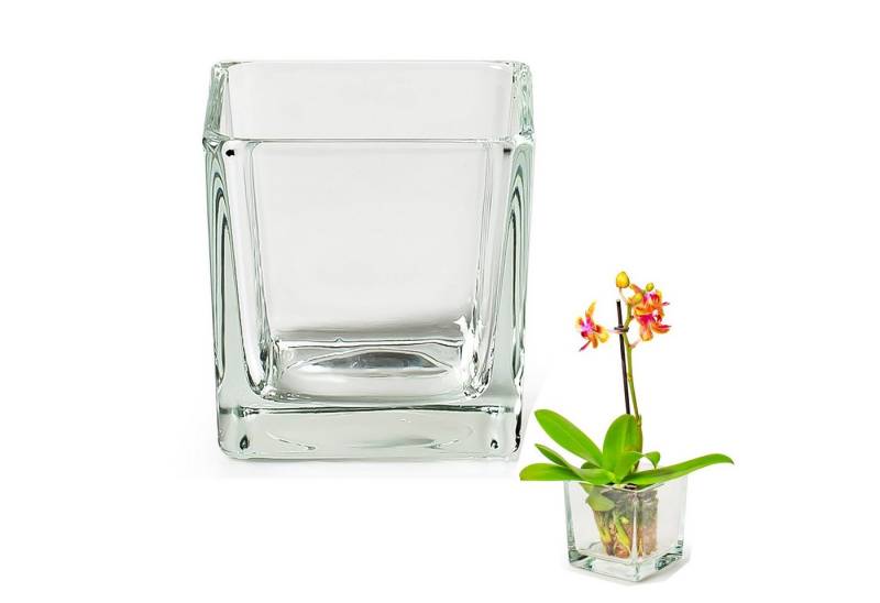 Annastore Teelichthalter Glaswürfel Dessertgläser Teelichtgläser Windlichter Glaswindlicht (1 St), Vorspeisengläser von Annastore