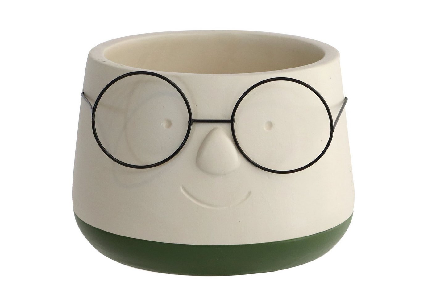 Annastore Übertopf Blumenübertöpfe in witzigem Design (Übertöpfe für Zimmerpflanzen), Blumentöpfe - Übertöpfe aus Keramik - Lustige Blumentöpfe von Annastore