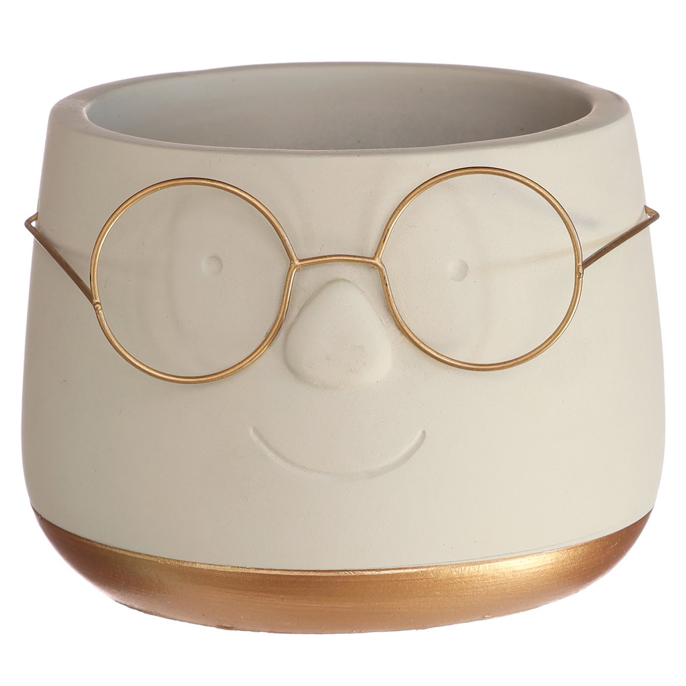 Annastore Übertopf Blumenübertöpfe in witzigem Design (Übertöpfe für Zimmerpflanzen), Blumentöpfe - Übertöpfe aus Keramik - Lustige Blumentöpfe von Annastore