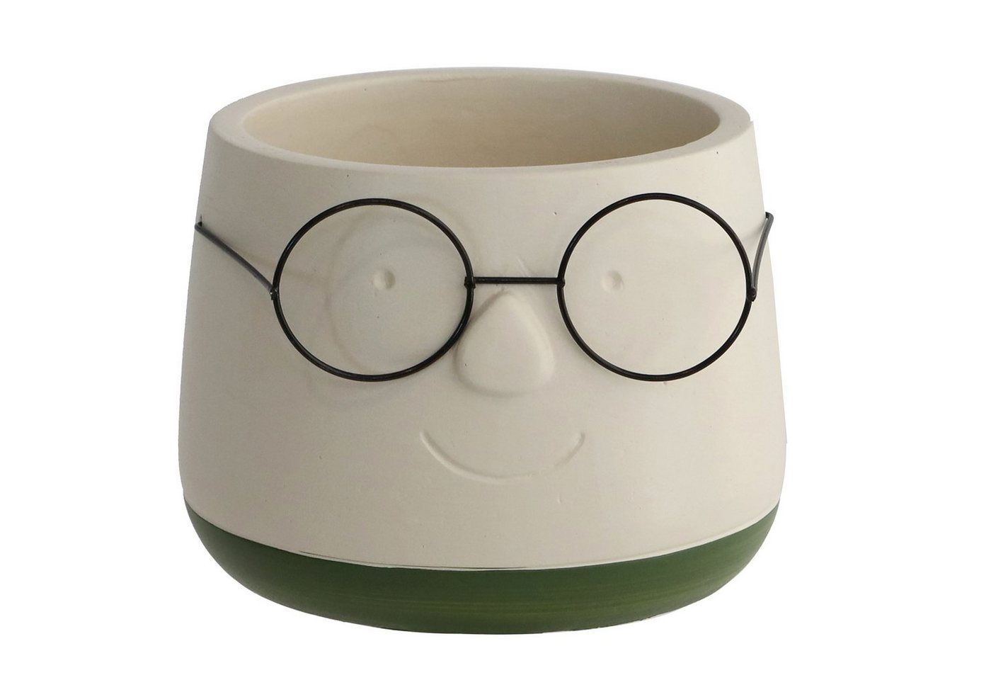 Annastore Übertopf Blumenübertöpfe in witzigem Design (Übertöpfe für Zimmerpflanzen), Blumentöpfe - Übertöpfe aus Keramik - Lustige Blumentöpfe von Annastore