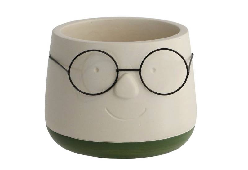 Annastore Übertopf Blumenübertöpfe in witzigem Design (Übertöpfe für Zimmerpflanzen), Blumentöpfe - Übertöpfe aus Keramik - Lustige Blumentöpfe von Annastore